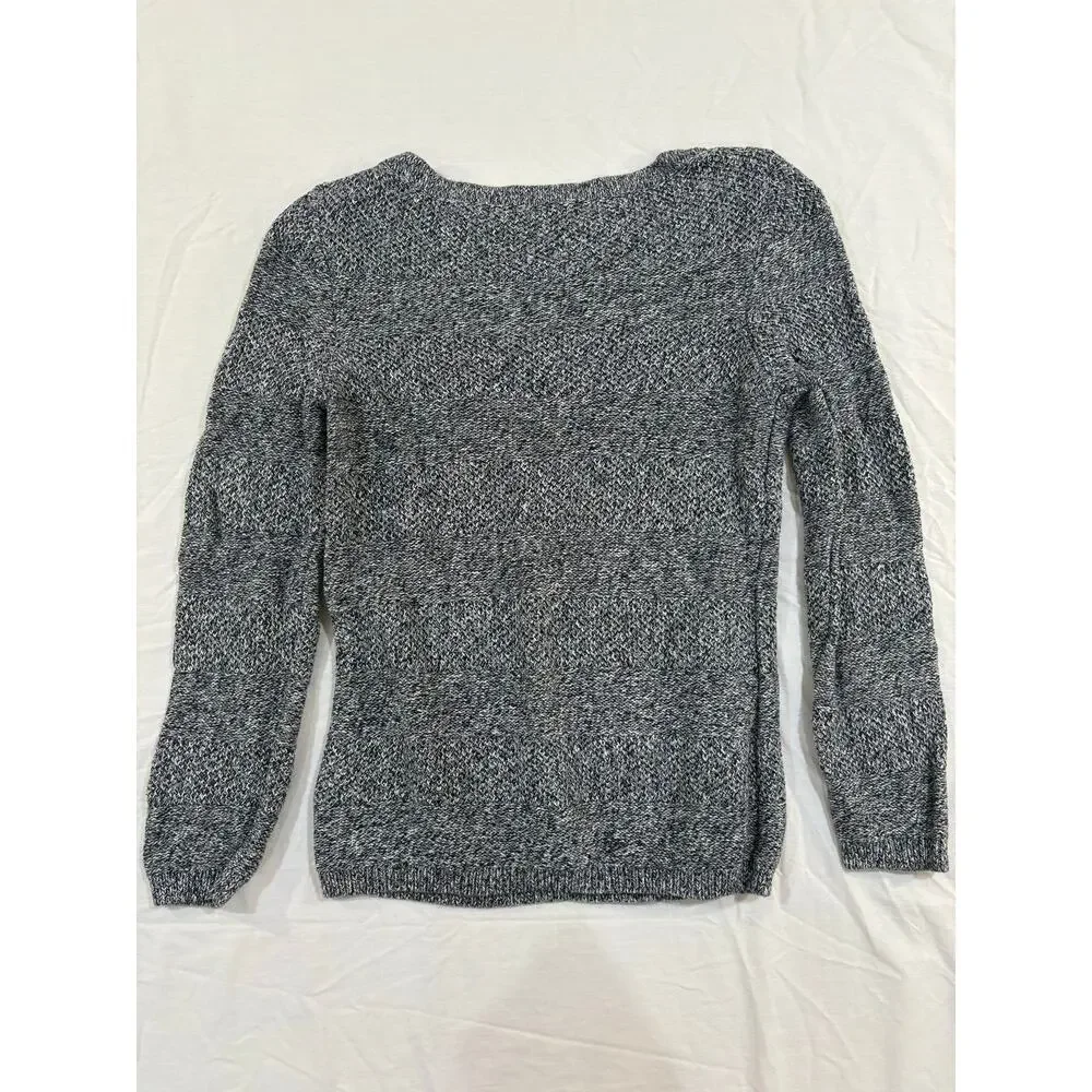 Tommy Hilfiger 100% Cotton Blue Knit Pullover Sweater Size Large
